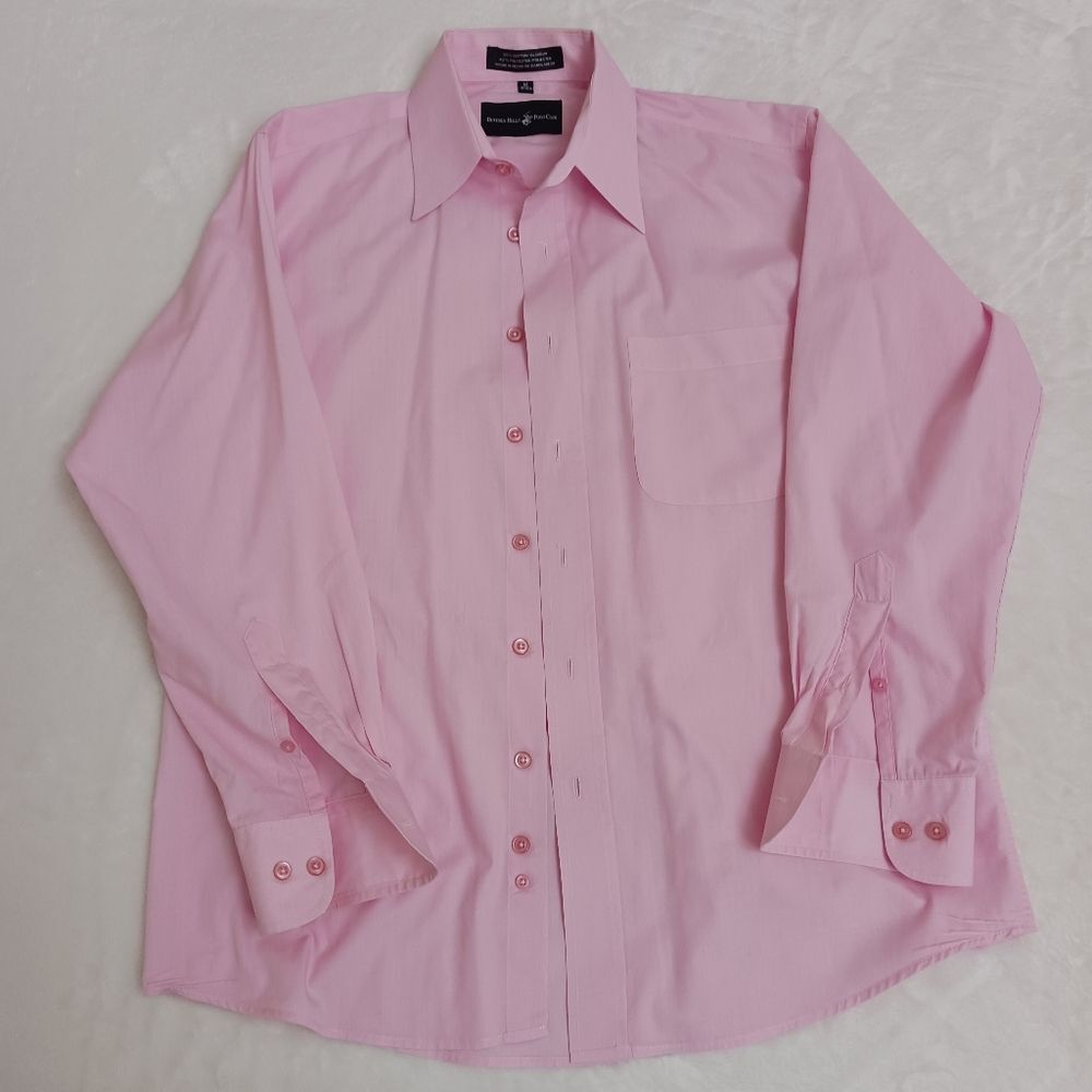 Beverly Hills Polo Club Light Pink Dress Shirt